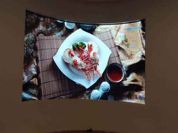 三穗室内P2.5弧形LED屏
